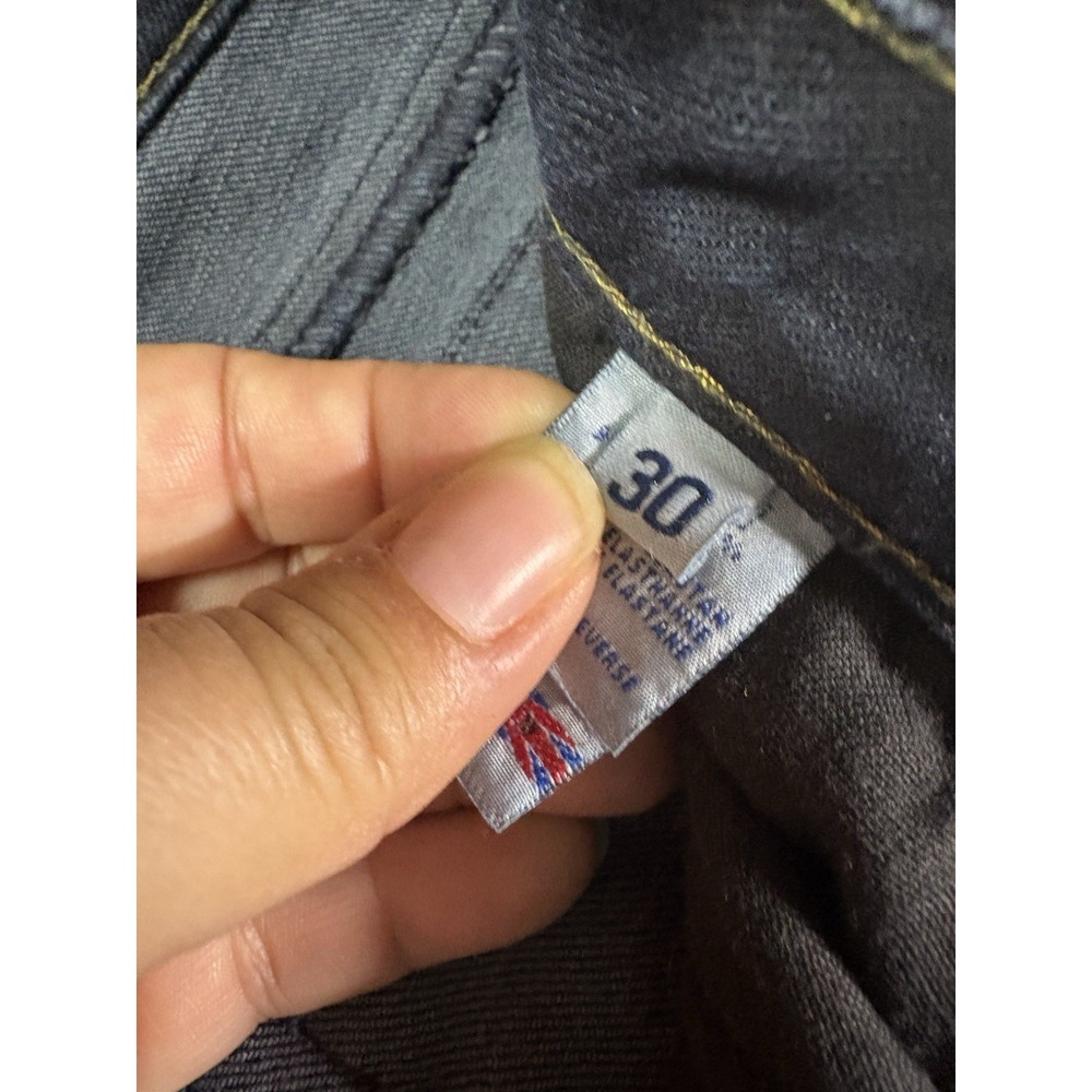 Hudson Jeans Women 30 Dark Denim Low Rise Straight Leg Made in USA - Picture 3 of 9